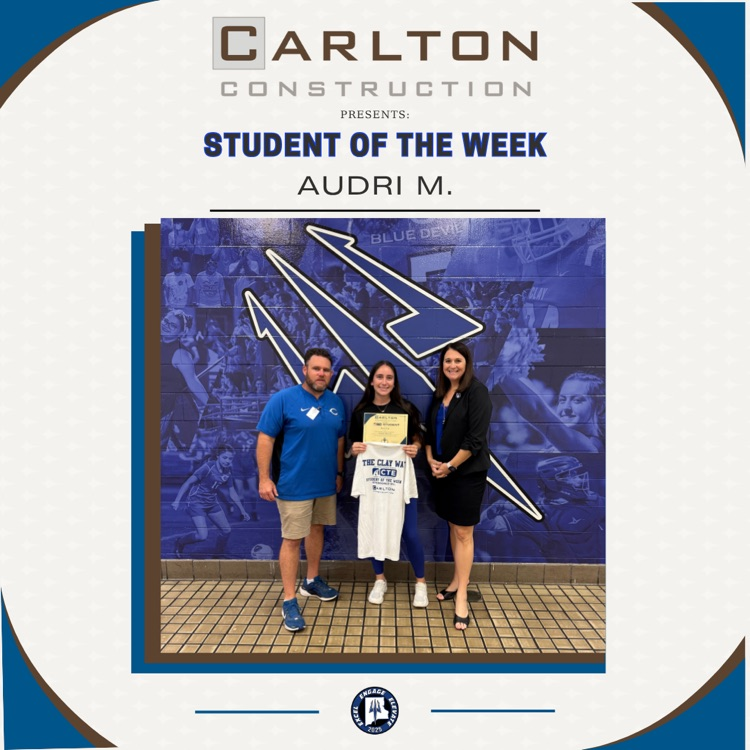 CTE student of the week