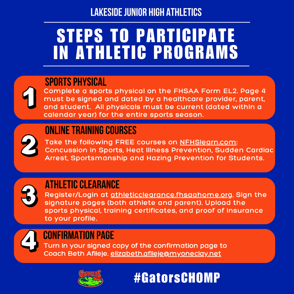 Athletic Clearance Information