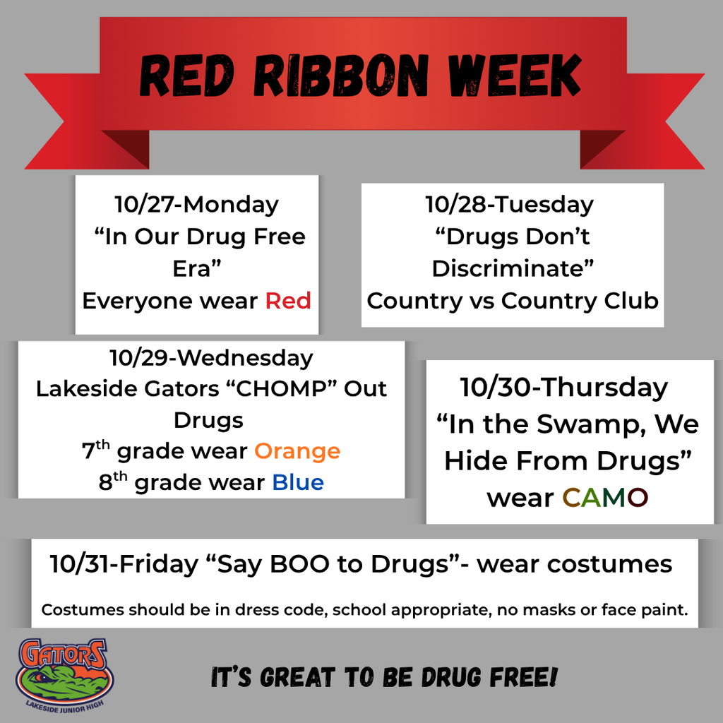 Red Ribbon Week Flyer