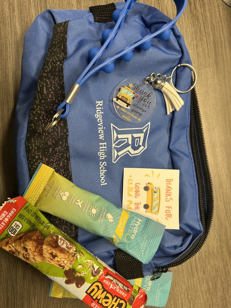 Last week, in honor of National School Bus Safety Week, we celebrated the incredible bus drivers and assistants who safely transport our Panthers each day. Their commitment, patience, and care ensure that learning begins and ends with a smile. They each received a small token of appreciation as a reminder that we’re thankful for them always “going the extra mile” for our students. Thank you for all that you do to keep Ridgeview rolling! 