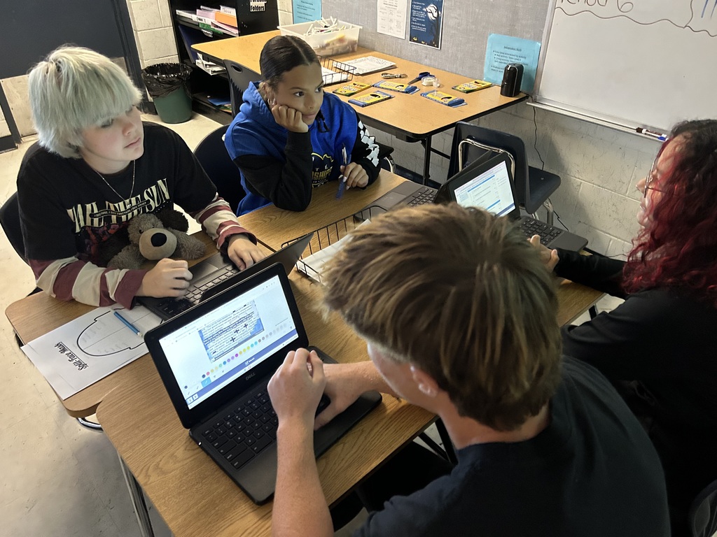 Mr. Werner's seniors took a deep dive into an excerpt from Frankenstein, exploring Victor Frankenstein's dual nature through a creative and analytical lens! Through close reading, discussion, and reflection, students evaluated how Mary Shelley develops conflicting character perspectives, a key part of their ELA standards and college-level literary analysis skills.  We love seeing our Panthers think critically, collaborate thoughtfully, and bring literature to life in such engaging ways!