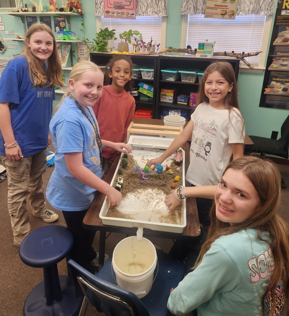 Paterson fifth graders got carried away using a stream table to model erosion. They explored how water moves sediment, reshapes beaches, and carves out rivers and canyons in Earth's surface. Science Rocks!