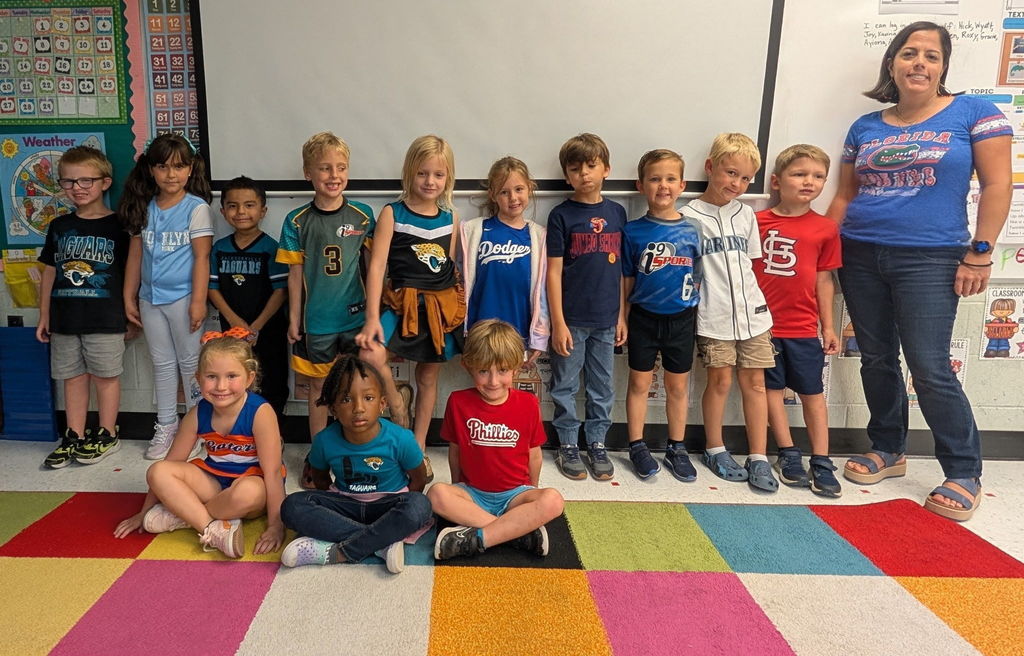 Our Manatees RALLIED AGAINST DRUGS today, strutting their stuff in their favorite sports team's gear!