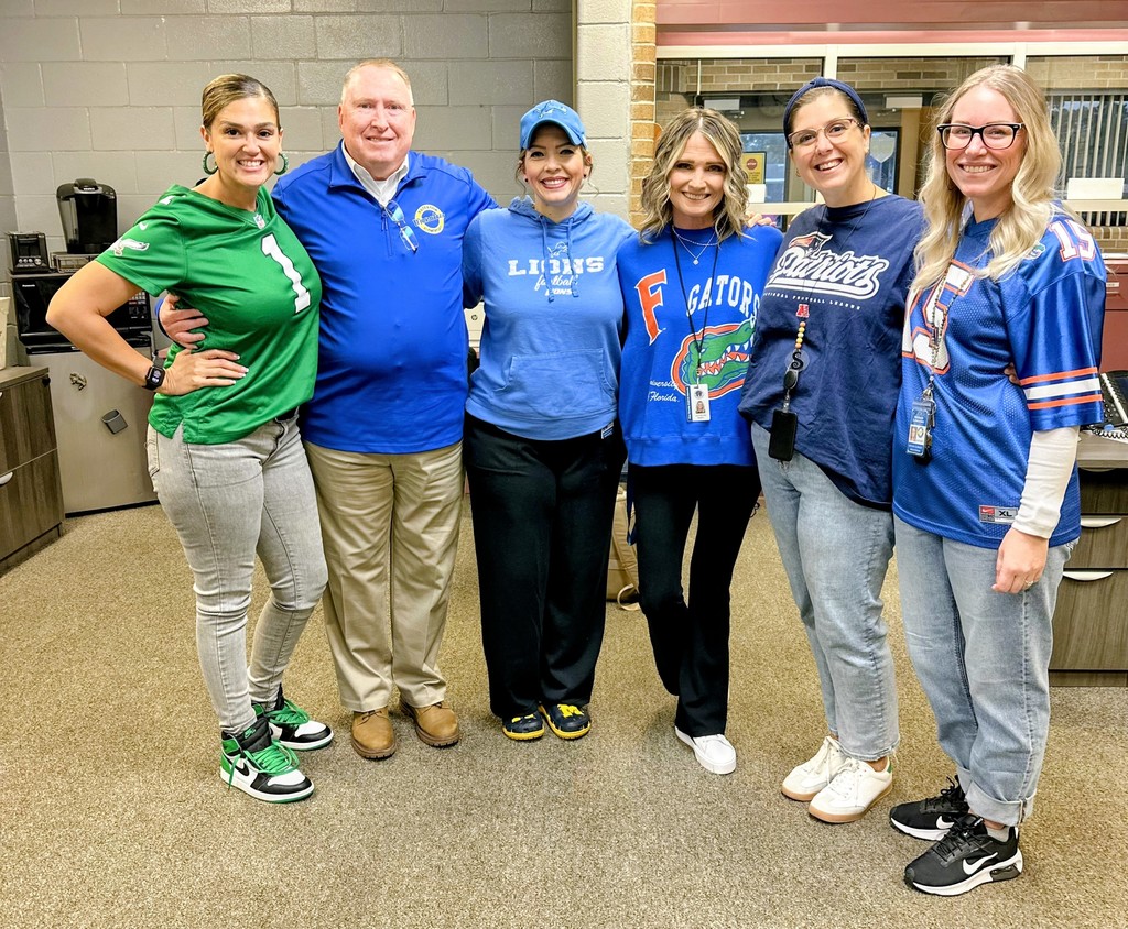 Our Manatees RALLIED AGAINST DRUGS today, strutting their stuff in their favorite sports team's gear!