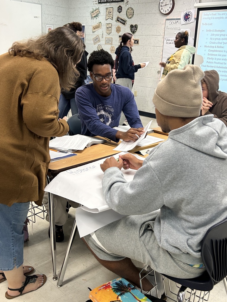 Ms. Michaels’s and Mr. Gonzalez's students put their critical thinking skills to work as they analyzed key quotes from Emerson’s Self-Reliance through four different lenses: philosophical, historical, social, and personal. Working in collaborative groups, students debated interpretations, justified their ideas with textual evidence, and reflected on how different perspectives shape meaning. This lesson was a perfect example of rigorous, student-centered learning, filled with conversation, curiosity, and critical analysis.