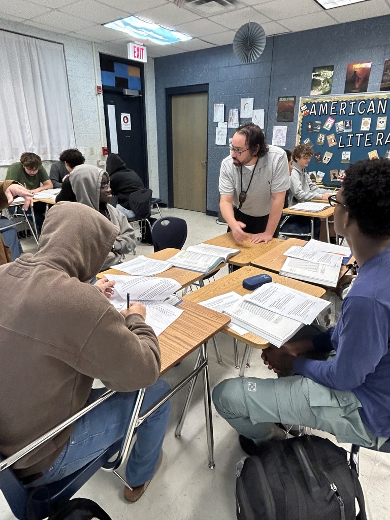 Ms. Michaels’s and Mr. Gonzalez's students put their critical thinking skills to work as they analyzed key quotes from Emerson’s Self-Reliance through four different lenses: philosophical, historical, social, and personal. Working in collaborative groups, students debated interpretations, justified their ideas with textual evidence, and reflected on how different perspectives shape meaning. This lesson was a perfect example of rigorous, student-centered learning, filled with conversation, curiosity, and critical analysis.