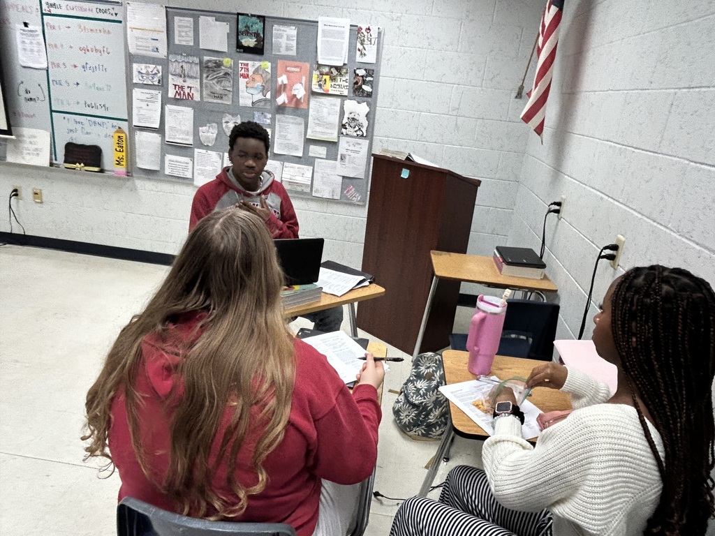 Ms. Eaton’s students transformed their study of poetry into live performance as they analyzed works by Pablo Neruda, Gwendolyn Brooks, Theodore Roethke, and Lucille Clifton, then created short dramatic skits to capture each poem’s tone, mood, and meaning. Through close reading, collaboration, and creativity, students discovered how powerful interpretation extends beyond the page—showcasing the perfect blend of literary analysis, critical thinking, and expressive performance.