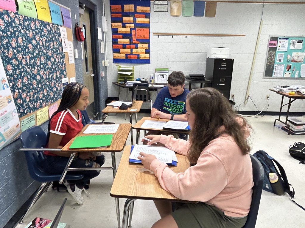 Ms. Eaton’s students transformed their study of poetry into live performance as they analyzed works by Pablo Neruda, Gwendolyn Brooks, Theodore Roethke, and Lucille Clifton, then created short dramatic skits to capture each poem’s tone, mood, and meaning. Through close reading, collaboration, and creativity, students discovered how powerful interpretation extends beyond the page—showcasing the perfect blend of literary analysis, critical thinking, and expressive performance.