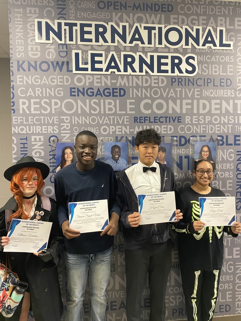 We’re proud to celebrate our IB and AICE International Learners for October!