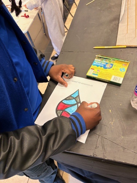 Our incredible Interact Club hosted a Polio Awareness Day event in the cafeteria, spreading knowledge and compassion through interactive activities and hands-on learning! Students had the opportunity to learn about Rotary International’s efforts to End Polio Now through fun crafts and conversations that highlighted the global impact of service. We’re so proud of our Panthers for promoting awareness, engagement, and empathy, showing what it truly means to make a difference!