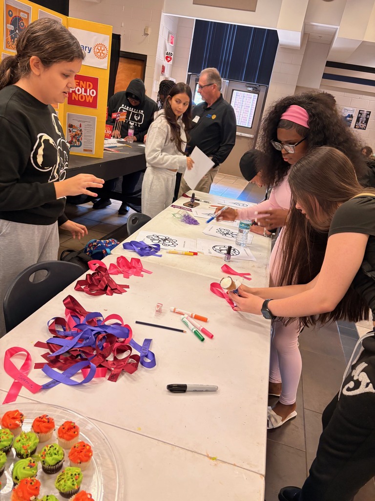 Our incredible Interact Club hosted a Polio Awareness Day event in the cafeteria, spreading knowledge and compassion through interactive activities and hands-on learning! Students had the opportunity to learn about Rotary International’s efforts to End Polio Now through fun crafts and conversations that highlighted the global impact of service. We’re so proud of our Panthers for promoting awareness, engagement, and empathy, showing what it truly means to make a difference!