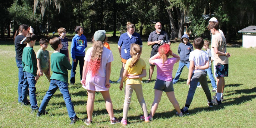 Science trip to park.
