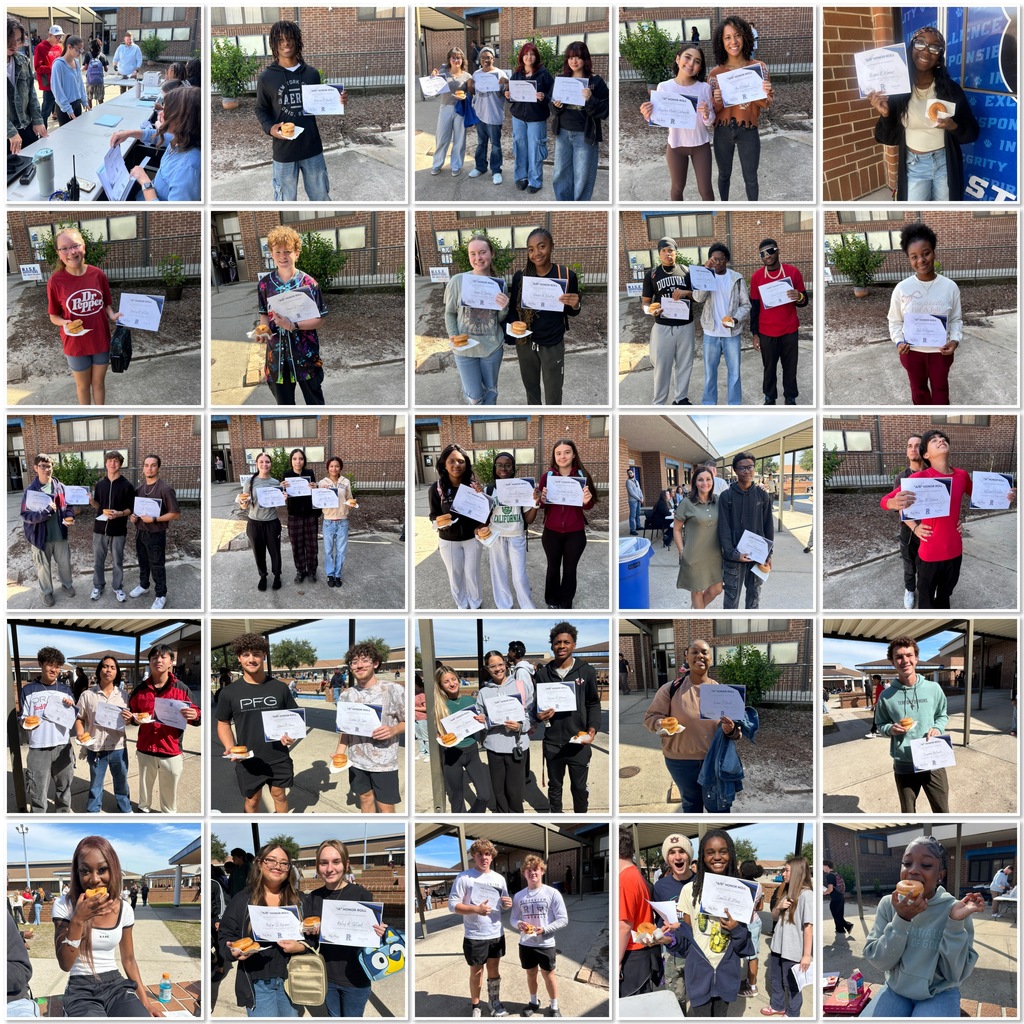 We had over 800 Panthers earn a spot on the First Quarter Honor Roll — and we celebrated their hard work with donuts on Thursday morning! 🥳  These incredible students have shown what it means to RISE by demonstrating Responsibility, Integrity, Scholarship, and Excellence in the classroom each and every day. Their dedication and commitment to learning make us so proud to call them Panthers! 💙🐾