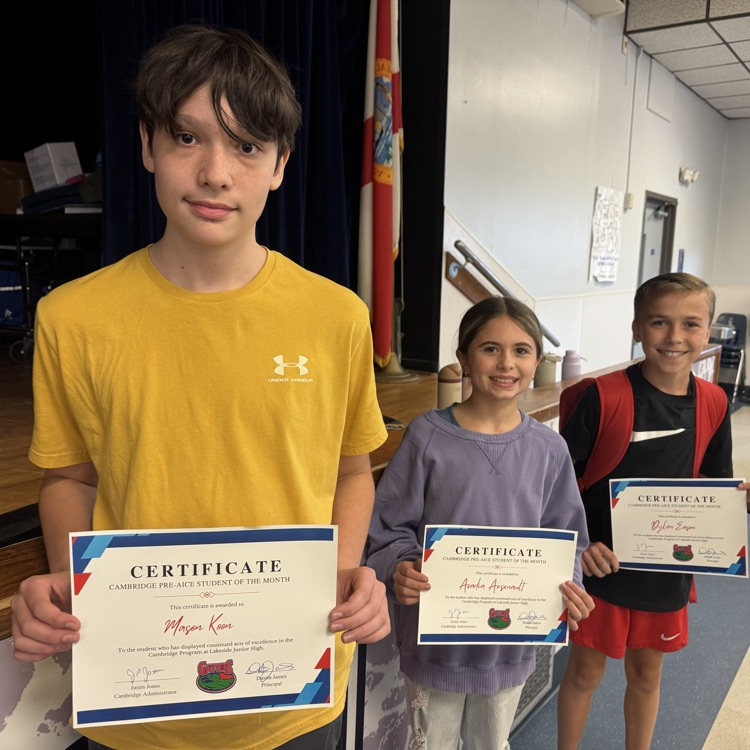 Pre-AICE Student of Month