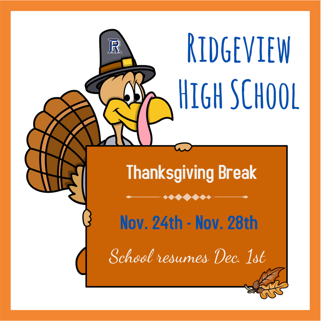 As we head into the break, may your days be filled with gratitude, laughter, and time with loved ones. Enjoy the well-deserved rest, and we’ll see you soon — ready to RISE into the rest of the semester strong! 💙🐾 📅 Thanksgiving Break: Nov. 24–28 📚 School Resumes: Dec. 1