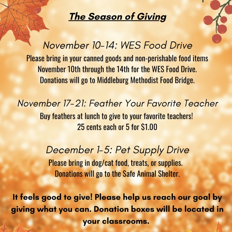 season of giving!