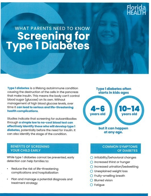 Screening for Type 1  Diabetes 