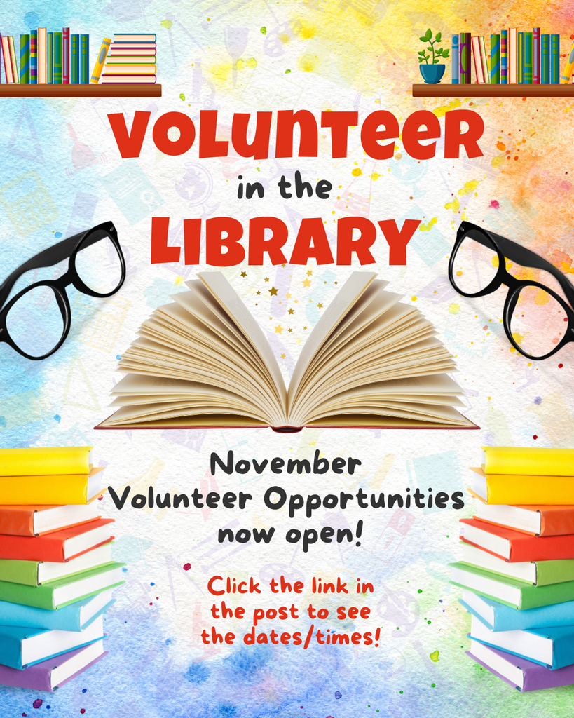 library volunteer opportunities now open