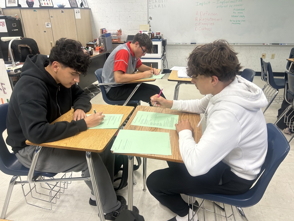 Mr. Elmore’s reading students strengthened their skills by analyzing explicit and implicit meaning, determining an author’s attitude, and using context clues and morphology to understand unfamiliar words. Students practiced identifying how word choice and tone shape meaning in nonfiction texts, broke down prefixes and word parts to build vocabulary, and supported their thinking with evidence directly from the passage.