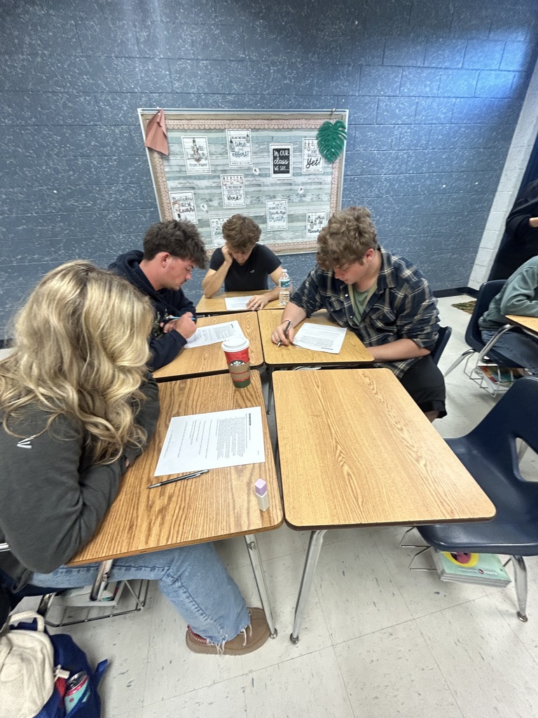 Ms. Meadors’s juniors strengthened their critical reading and argument analysis skills by identifying claims, examining rhetorical appeals, and supporting their interpretations with textual evidence. They practiced distinguishing ethos, pathos, logos, and kairos and analyzing how word choice reveals an author’s purpose. Students then applied these skills as they read Civil Disobedience, using context clues, background information, and guided questioning to deepen their understanding of Thoreau’s complex ideas.