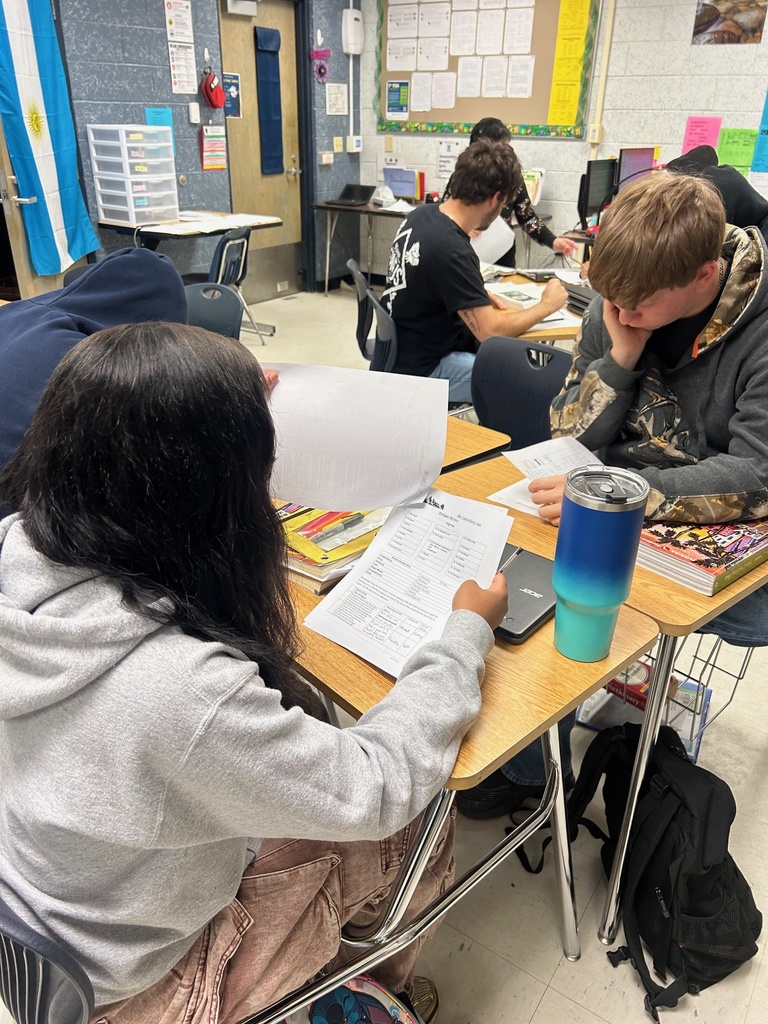 Ms. Johnson’s 12th-grade ELA students deepened their understanding of The Canterbury Tales by exploring how Chaucer used satire, irony, and tone to reveal social commentary about his characters. After reviewing key examples from the text, students worked collaboratively to analyze selected passages from the Prologue, identifying which pilgrims were being described and the sins or virtues represented by unpacking Chaucer’s word choice and meaning.