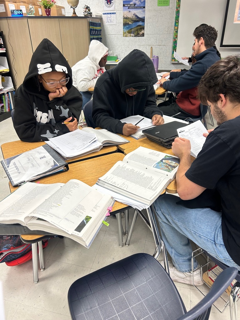 Ms. Johnson’s 12th-grade ELA students deepened their understanding of The Canterbury Tales by exploring how Chaucer used satire, irony, and tone to reveal social commentary about his characters. After reviewing key examples from the text, students worked collaboratively to analyze selected passages from the Prologue, identifying which pilgrims were being described and the sins or virtues represented by unpacking Chaucer’s word choice and meaning.