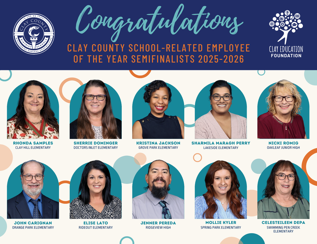 School-Related Employee of the Year Semi-Finalists