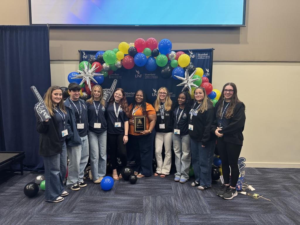 FFEA students attended the Regional FEA Conference at UNF, where they took part in a series of dynamic educational sessions and an engaging panel discussion with district leaders from Clay, Duval, Nassau, and St. Johns counties. It was an inspiring day of learning, leadership, and exploration into the world of education. We're proud of our future educators.