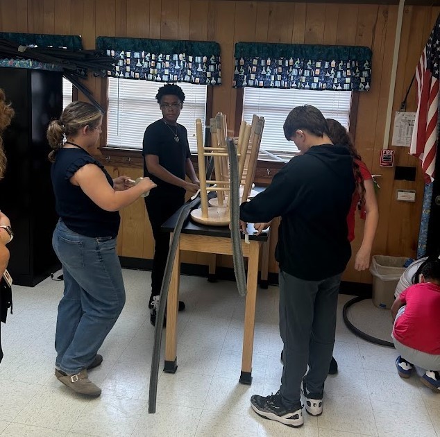 6th grade science students are roller coaster tycoons!  Yes, as we jump into our unit on Force and Motion, students have been challenged to create a rollercoaster.  What great designs we have seen!  