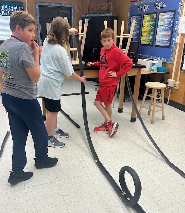 6th grade science students are roller coaster tycoons!  Yes, as we jump into our unit on Force and Motion, students have been challenged to create a rollercoaster.  What great designs we have seen!  