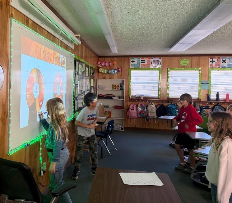 Gobble, gobble—multiplication on the move! 🦃✨ Mrs. Nettle’s class had a blast playing Turkey Trot and racing against the clock! 