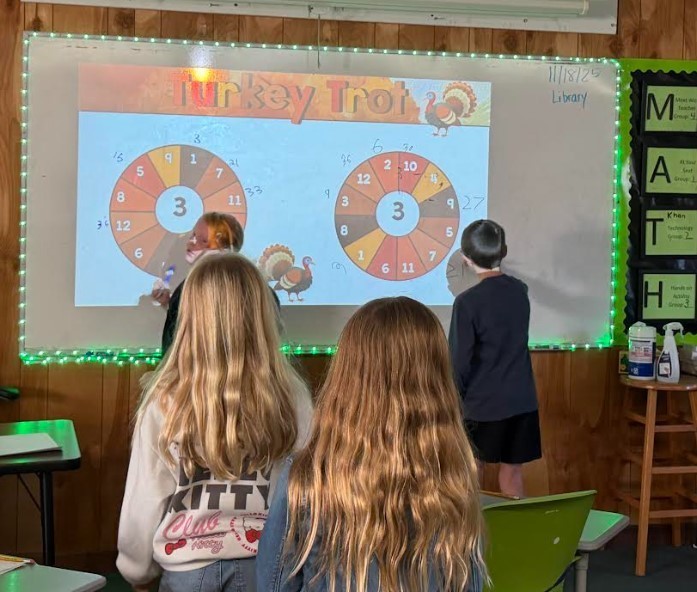 Gobble, gobble—multiplication on the move! 🦃✨ Mrs. Nettle’s class had a blast playing Turkey Trot and racing against the clock! 