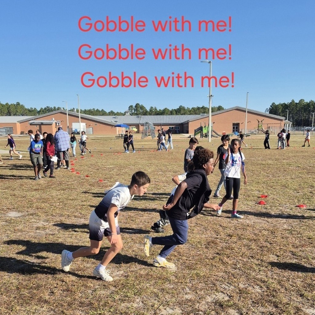 Today is our Gobble Wobble Fun Run.