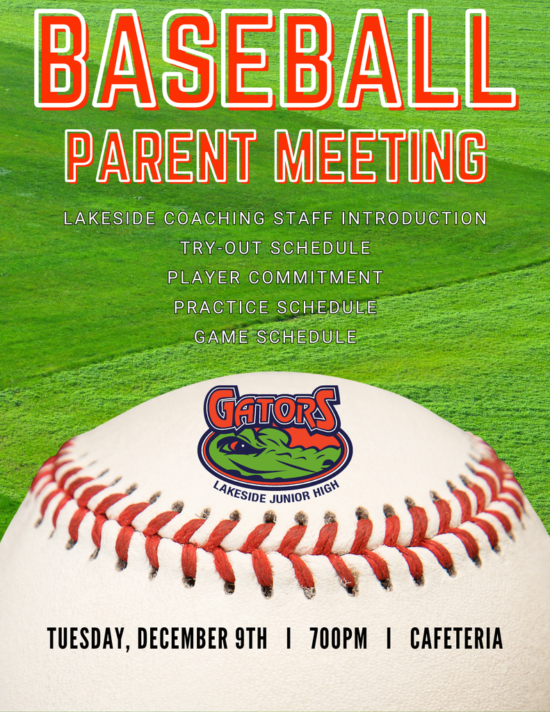 Baseball Parent Meeting