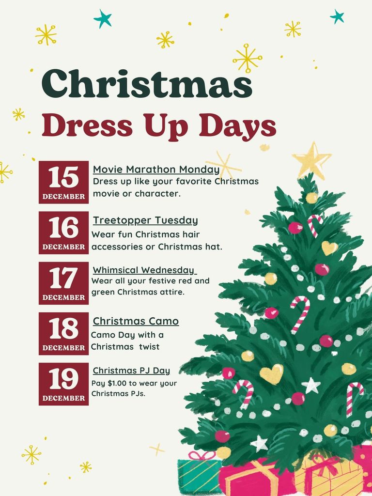 Christmas Dress Up Days 