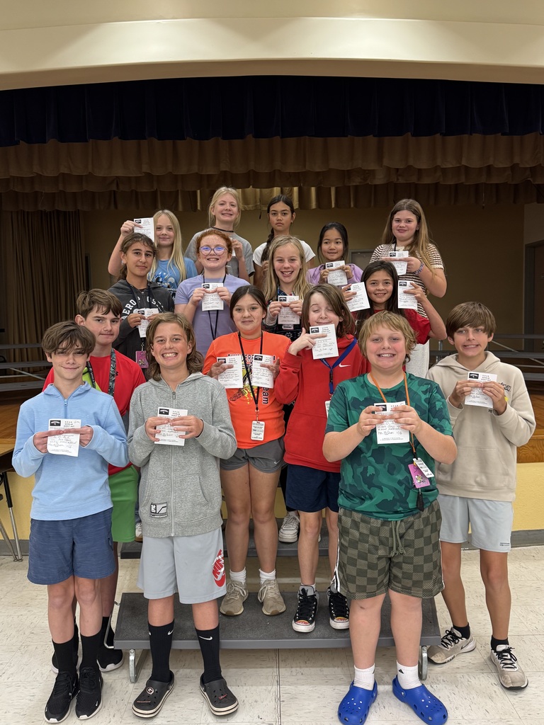 Students holding SOAR Award