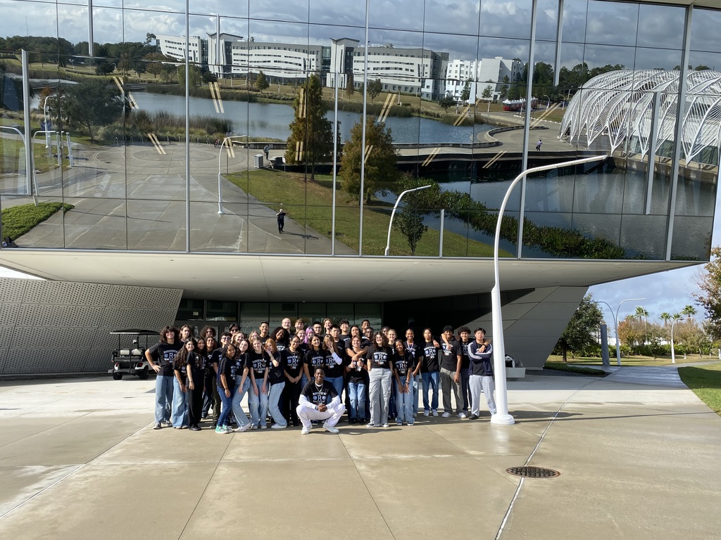 Several of our RHS AICE Cambridge and IB students recently visited Florida Polytechnic University for an exciting STEM Day Tour! Students learned about the university, explored its academic programs, and experienced hands-on STEM learning activities that brought science, technology, engineering, and mathematics to life. This opportunity gave our students a glimpse into future career pathways while reinforcing the innovative, real-world learning that defines their programs. We are proud of our Panthers for representing Ridgeview so well!