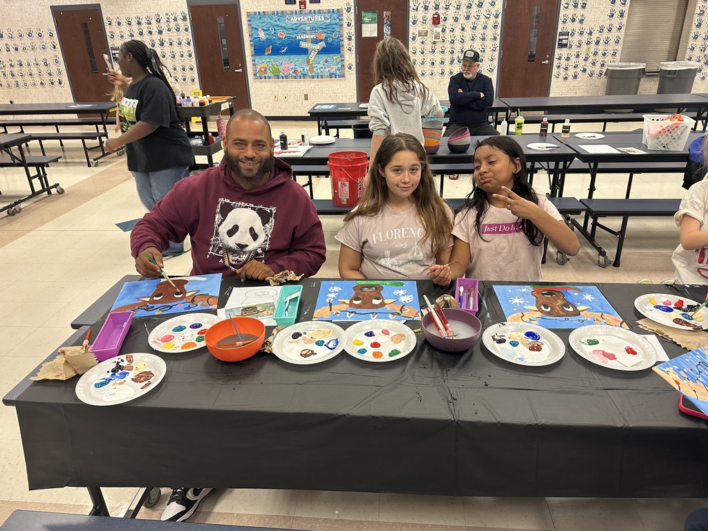 ❤Yippy Skippy Alert!❤ We had an amazing time with Mrs. Pickman and our artists for Family Paint🎨 Night!  Thanks bunches to our SPC families who were able to come support our Art Program !