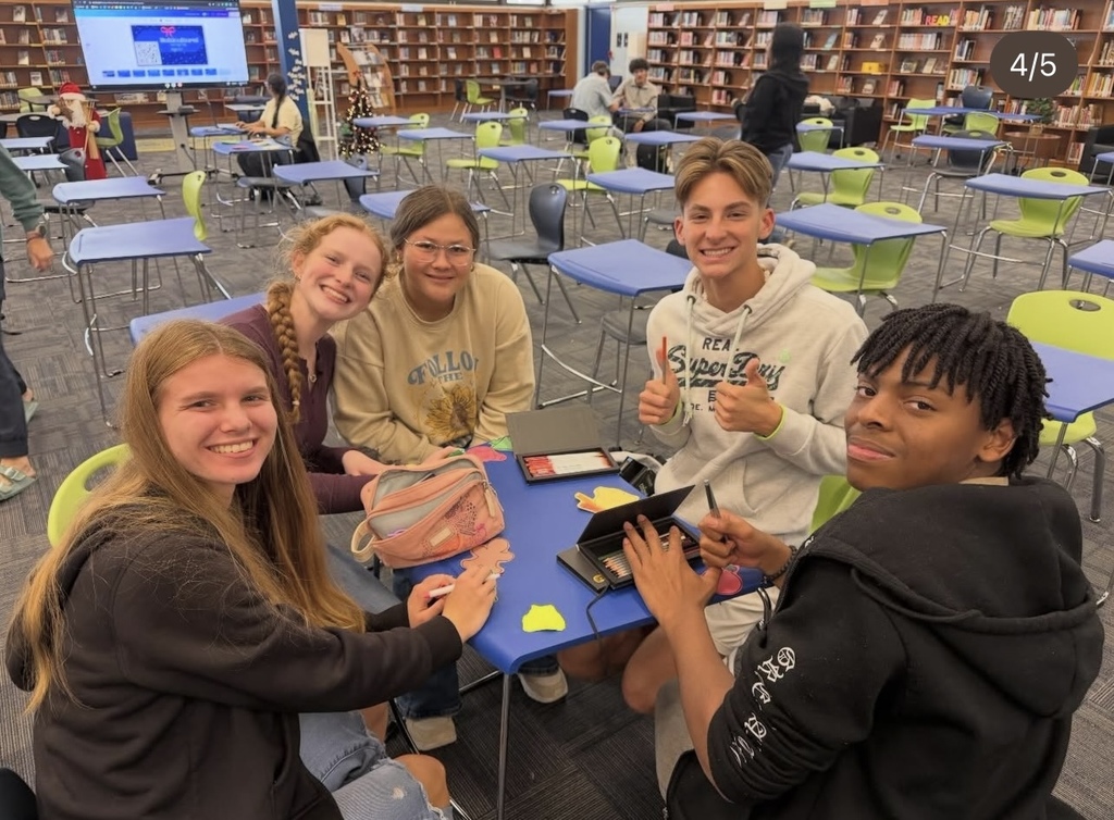 Our Multicultural Club had so much fun decorating ornaments on Friday, and these beautiful handmade pieces are now on display in our school library to help brighten the holidays. Be sure to stop by and enjoy their creativity!