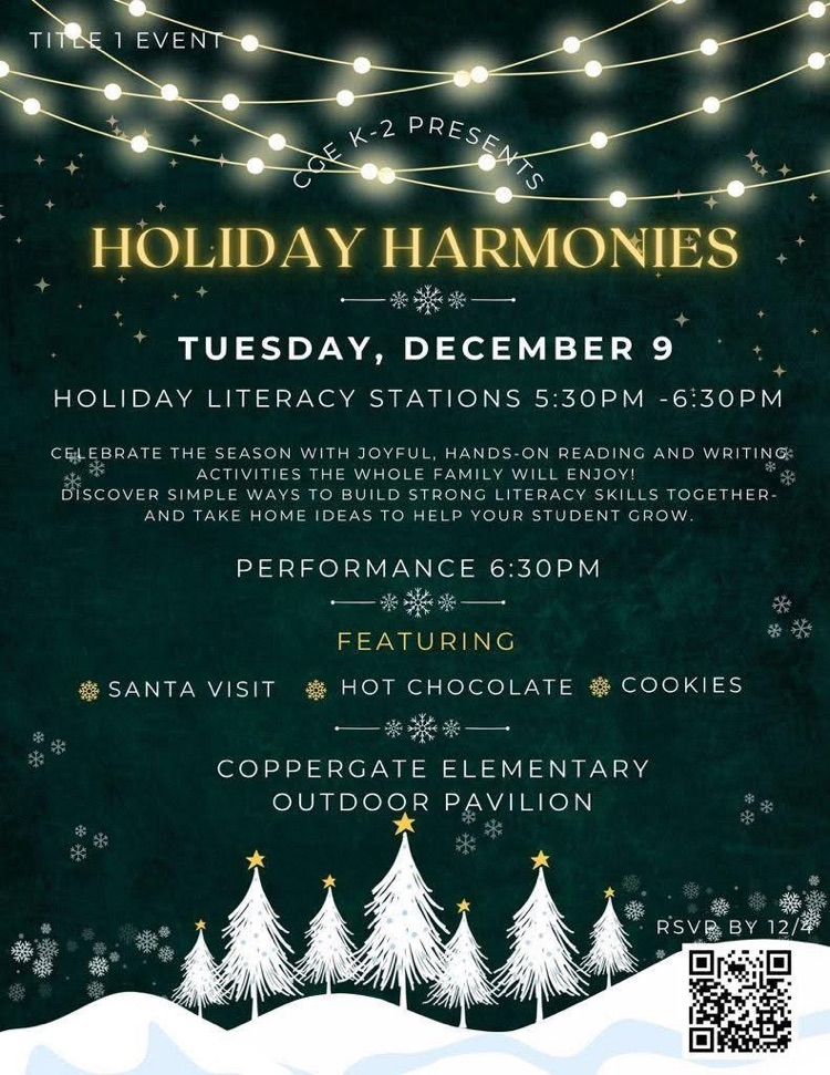 holiday harmonies announcement