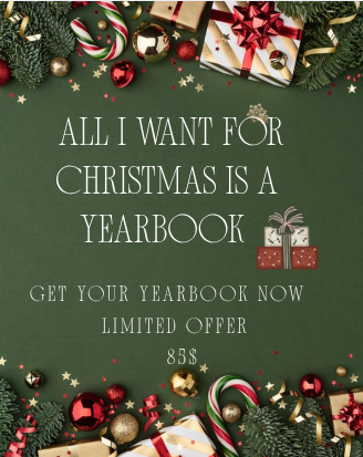 A yearbook makes a great holiday gift. Purchase one now before the price increase after the New Year. https://www.yearbookordercenter.com/job/15673