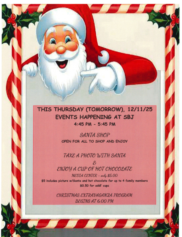 Holiday Extravaganza Event Flyer
