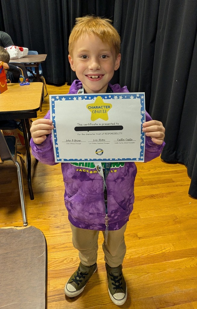 Today we celebrated our Character Counts Luncheon honoring students who shine with RESPONSIBILITY! We are so proud of these outstanding Manatees!