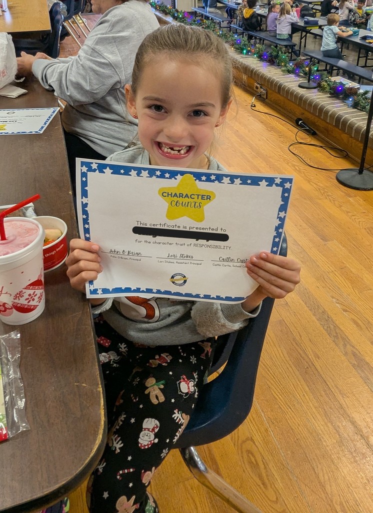 Today we celebrated our Character Counts Luncheon honoring students who shine with RESPONSIBILITY! We are so proud of these outstanding Manatees!