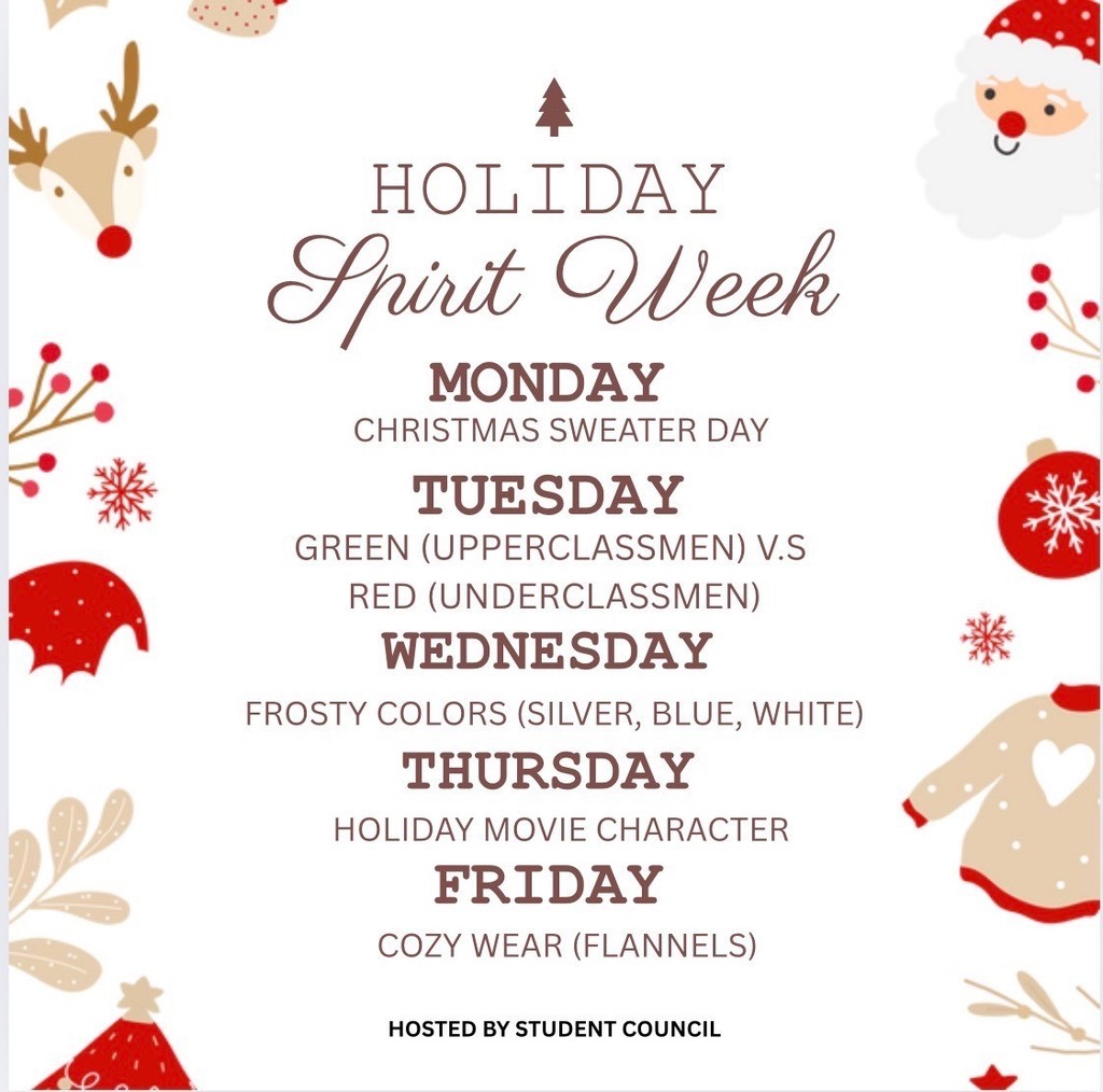Holiday Spirit Week