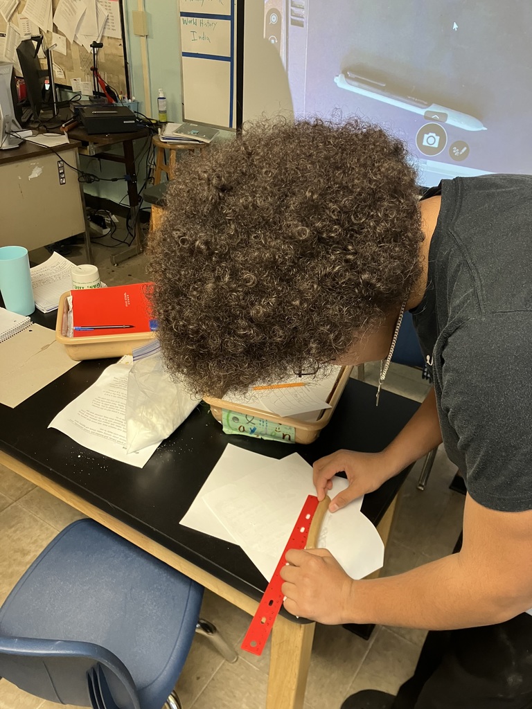 Ms. Yancey’s Biology/World History students brought their learning to life through a hands-on mummification lab that connects both subjects. In Biology, students designed and documented their own mummification experiments, and in World History, they recently studied Ancient Egypt, where mummification was a key cultural practice. On Day 10 of the experiment, students collected data to see if the process was working, and it was! The hot dog “mummy” had already lost mass, length, and circumference, and was returned to its sarcophagus to continue drying for another week.