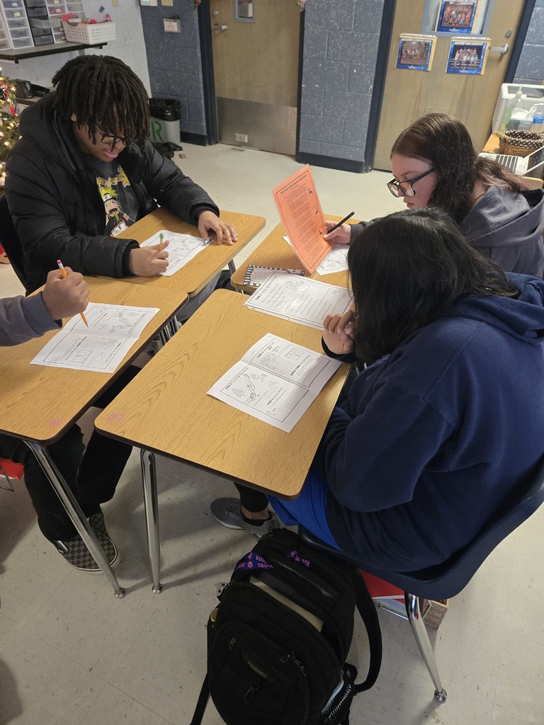 Ms. Brown’s 12th-grade ELA students spent the day, actually closer to two and a half days, engaged in a Christmas-themed escape room designed to review and reinforce essential Language Arts skills at a high level. This was not just a fun activity; it required close reading, careful analysis, and strong attention to detail throughout each challenge. Students used ’Twas the Night Before Christmas to analyze and sequence plot events, identified and corrected misused homophones in a Christmas Around the World fact sheet, and demonstrated their understanding of grammar by identifying parts of speech in a holiday fun-fact passage. They also applied higher-level thinking as they matched figurative language examples to familiar Christmas phrases, explaining how meaning is created through language choices.