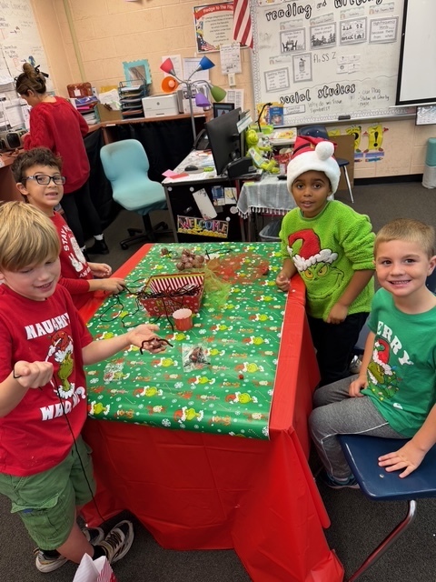 1st Grade Grinch-mas Party