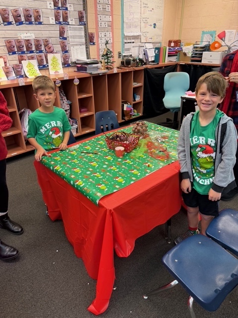 1st Grade Grinch-mas Party