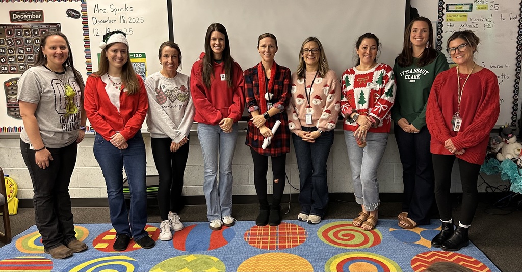 Mrs. Spinks and Mrs. Stankiewicz's first-grade class threw a jolly Grinch-themed holiday bash to kick off the Christmas break with a bang!